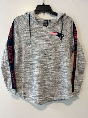 NFL New England Patriots Women’s Grey Hoodie